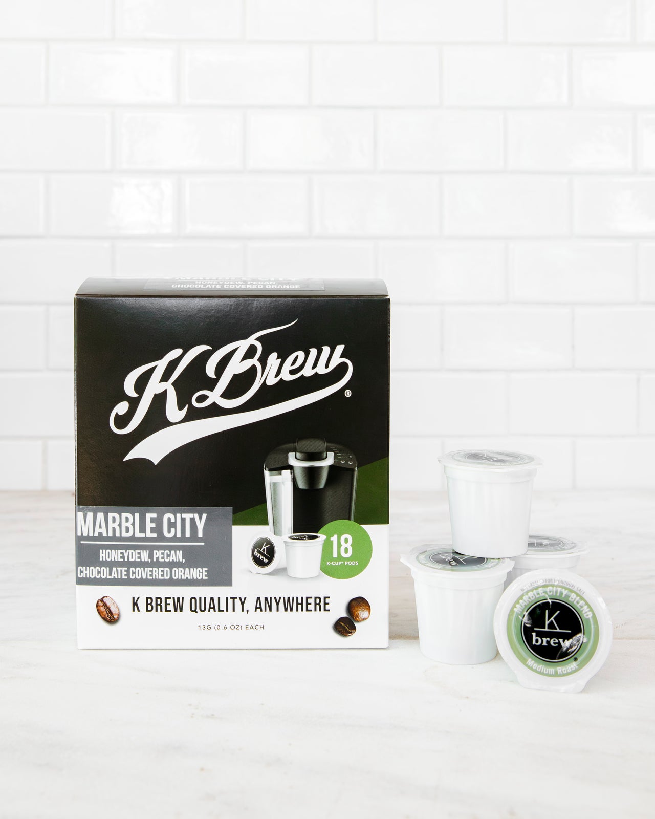K Brew Coffee Pods - Marble City Blend (18 Count)